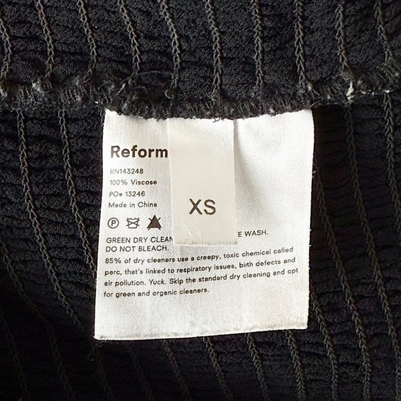 REFORMATION Ditsy Floral Print Square Neck Puff Short Sleeve Smocked Crop Top XS - Picture 7 of 7